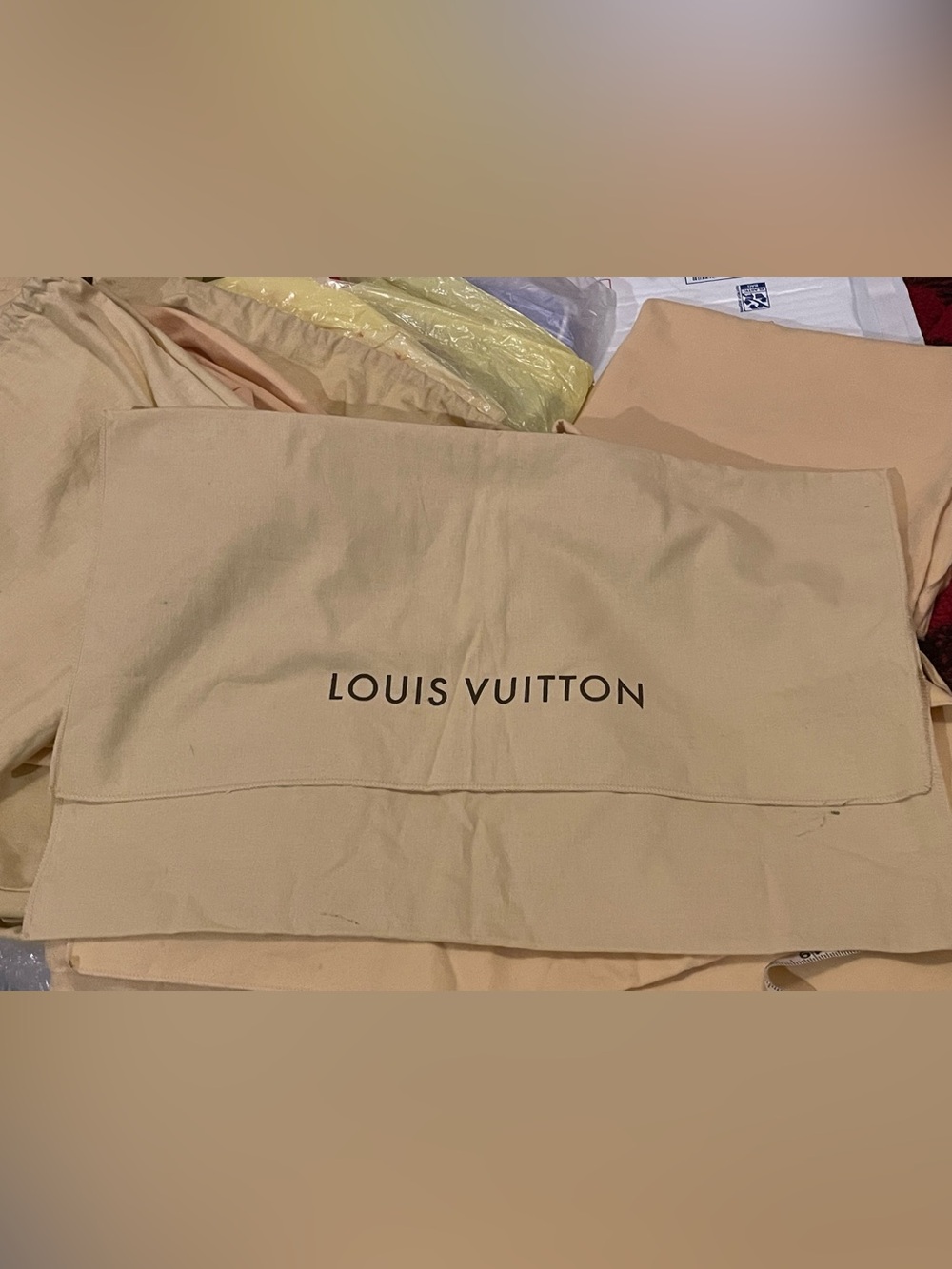 Louis Vuitton Authentic Large Dust Bag